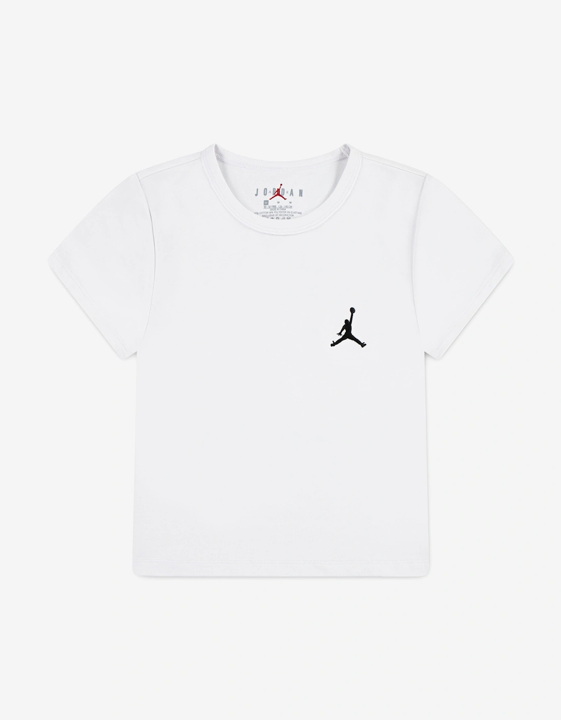 Nike Jordan Girls White 'S Jordan Brooklyn Essential T-Shirt In - Size: 15 Years/13 Years/14 Years Kids