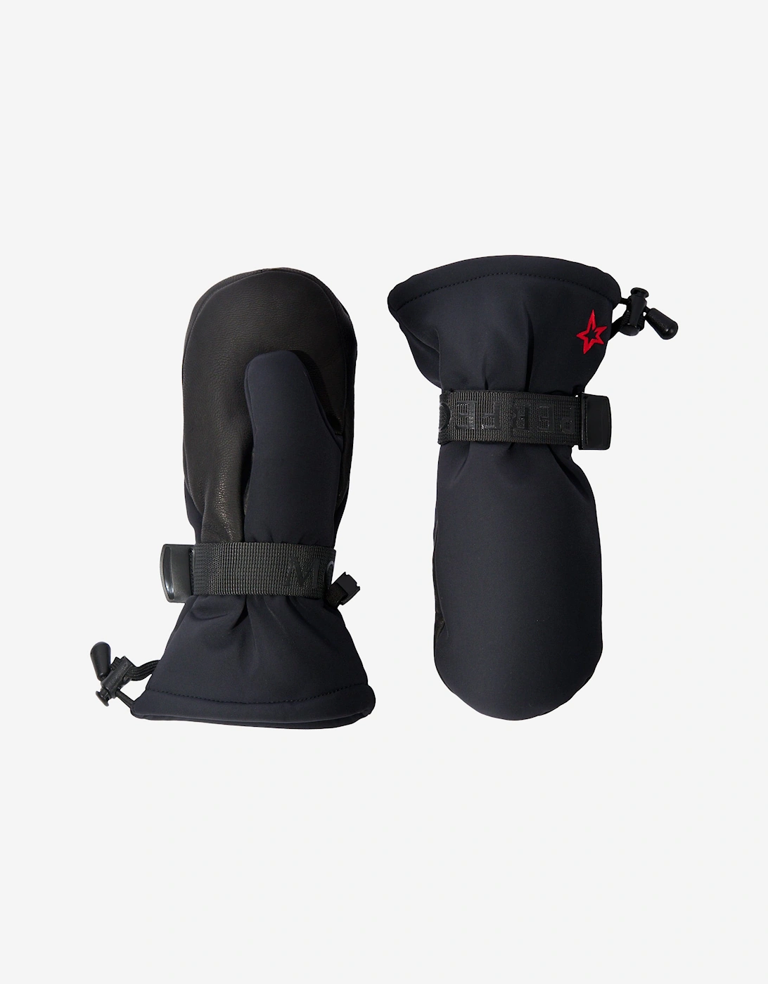 Kids Davos Ski Mittens in Black, 4 of 3