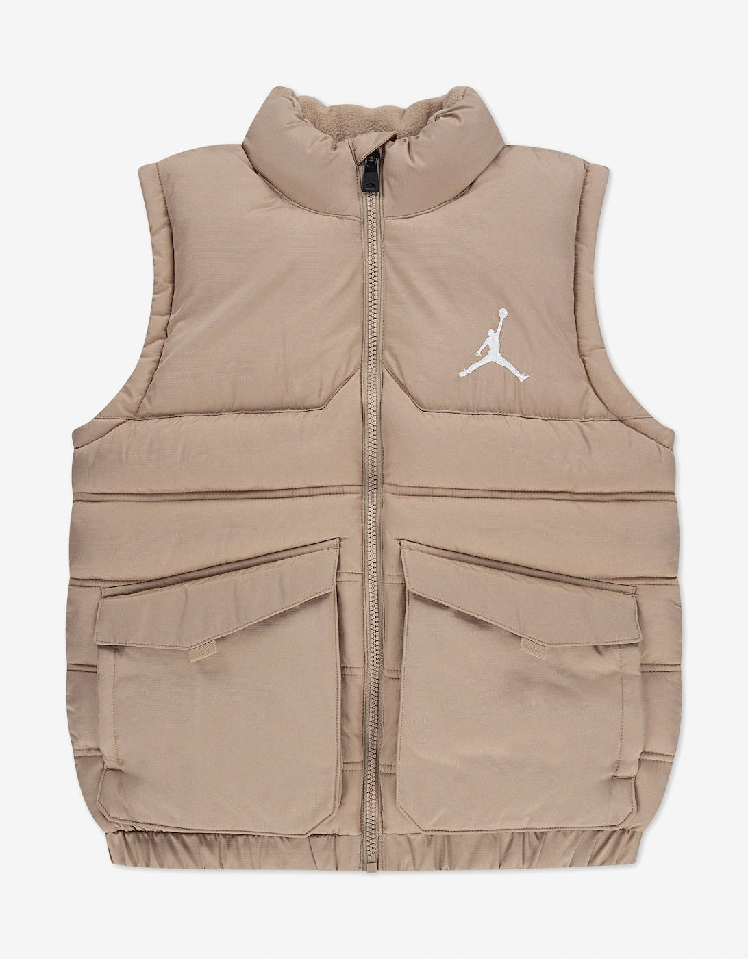 Jordan Boys Puffer Filled Gilet in Beige, 5 of 4