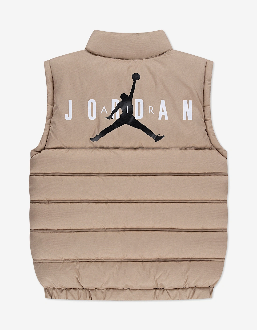 Jordan Boys Puffer Filled Gilet in Beige