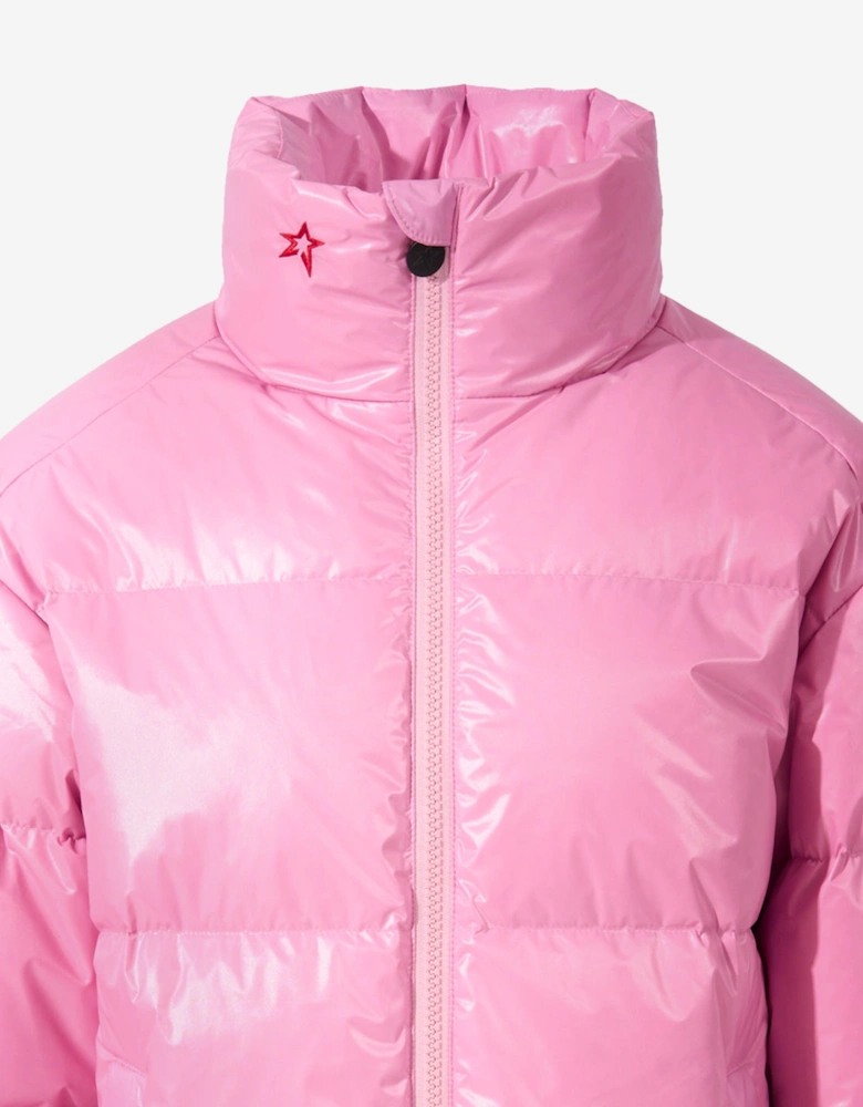 Girls Down Padded Nuuk Puffer Jacket in Pink