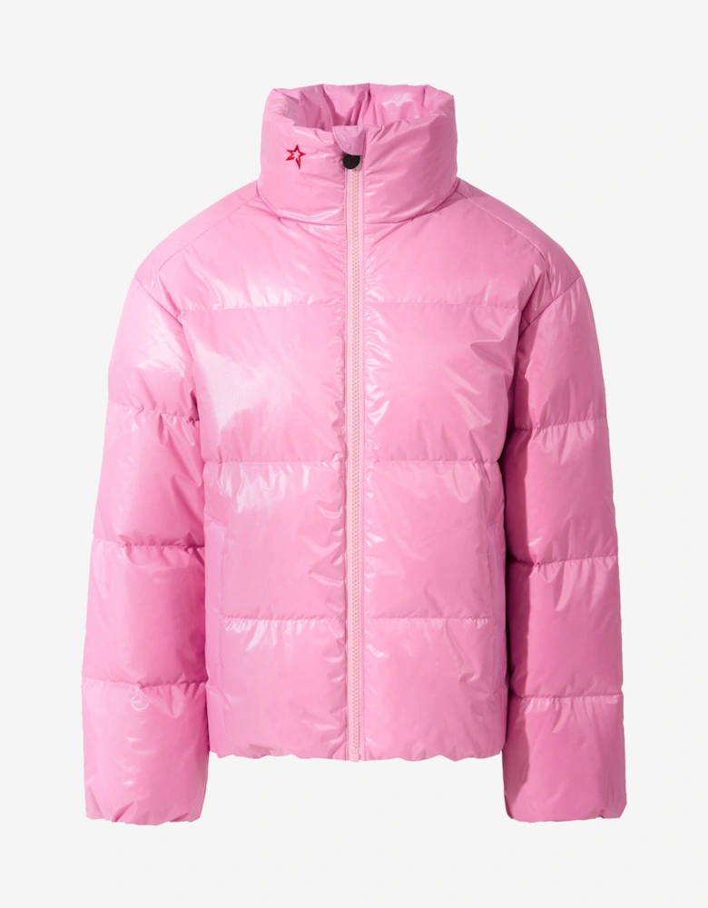 Girls Down Padded Nuuk Puffer Jacket in Pink