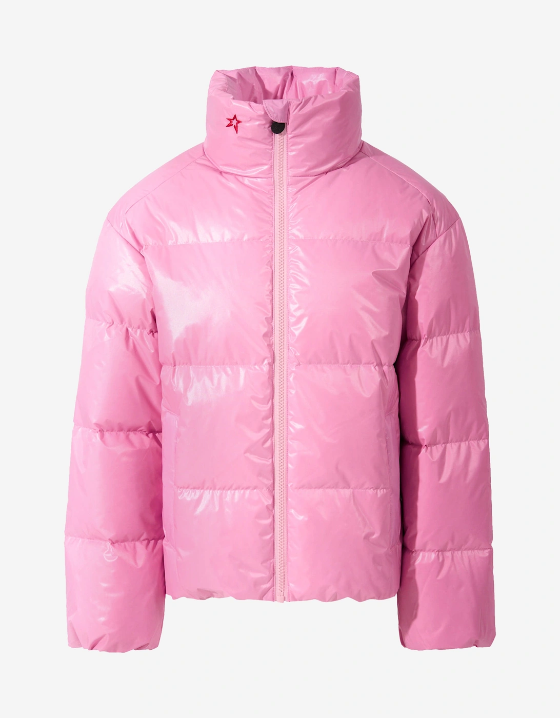 Girls Down Padded Nuuk Puffer Jacket in Pink, 5 of 4