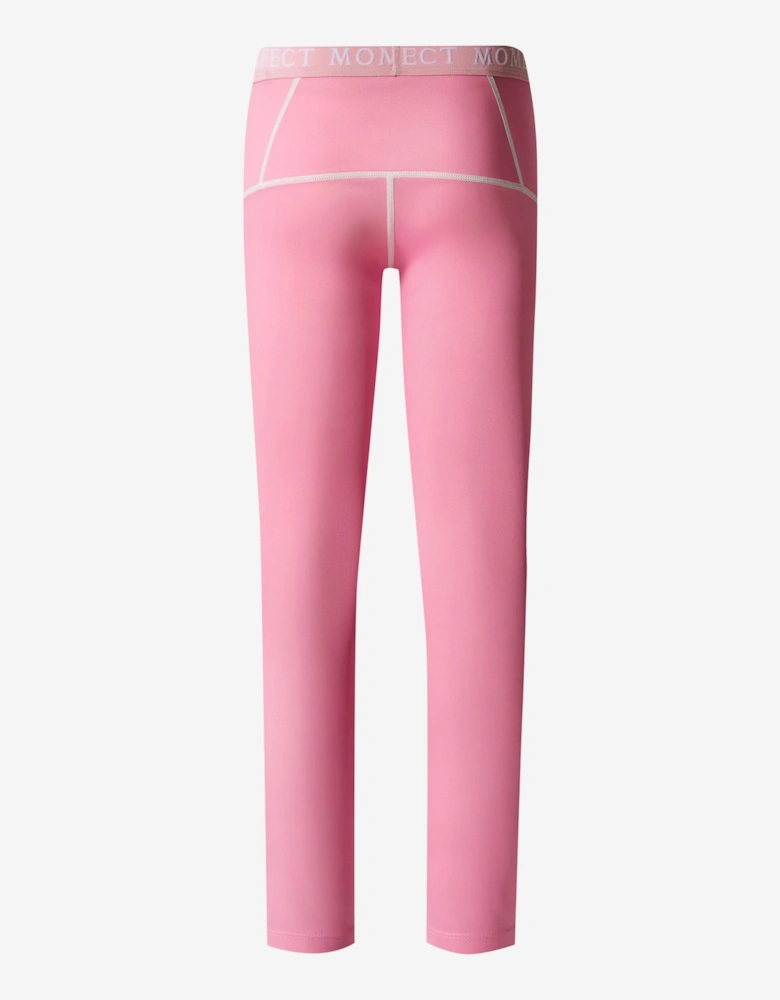 Girls Thermal Leggings in Pink