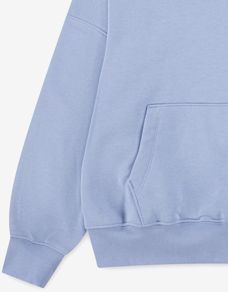 Jordan Girls MJ Brooklyn Fleece Hoodie in Blue