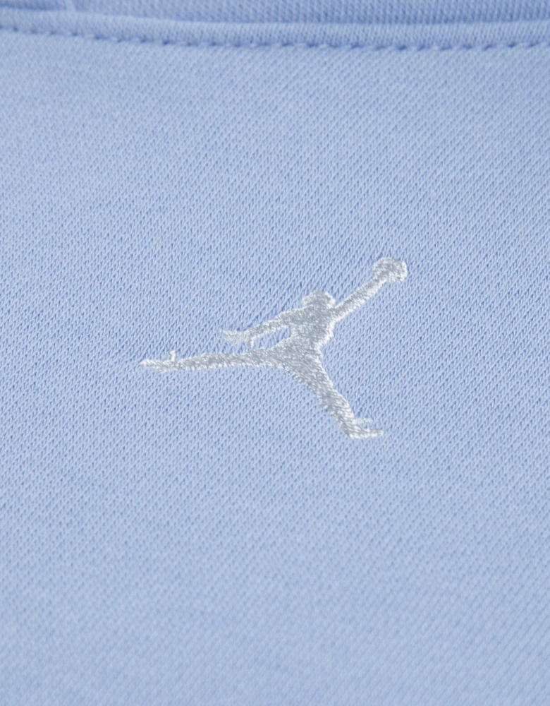 Jordan Girls MJ Brooklyn Fleece Hoodie in Blue