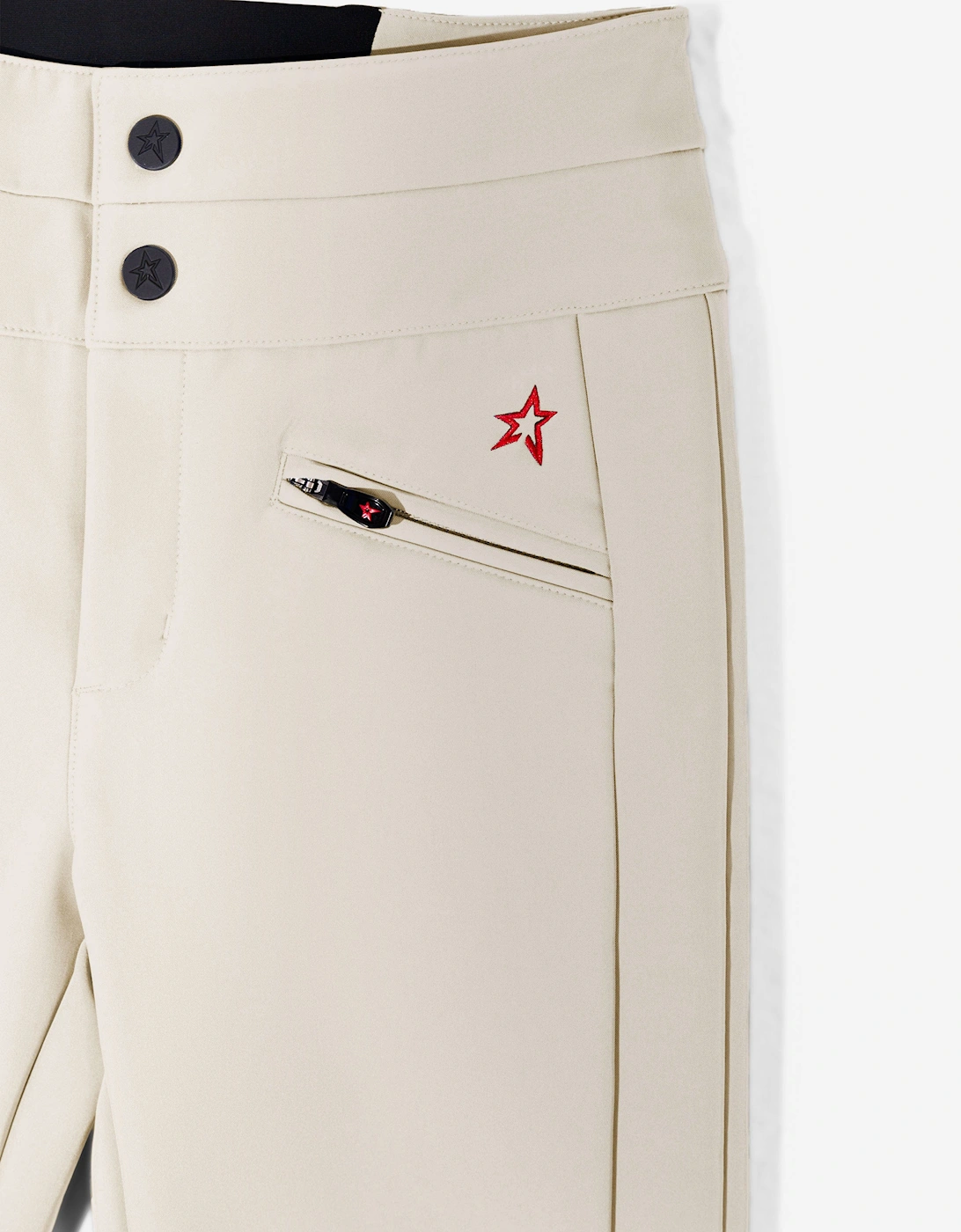 Girls High-Waist Aurora Flare Ski Pants In Ivory