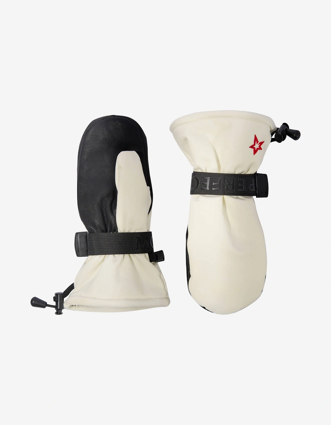 Kids Davos Ski Mittens in Ivory, 4 of 3