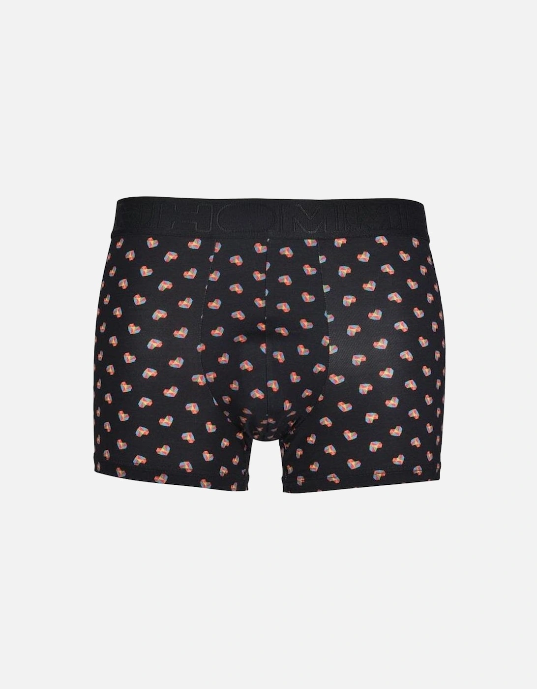 Romeo Hearts Print Boxer Brief, Black, 4 of 3