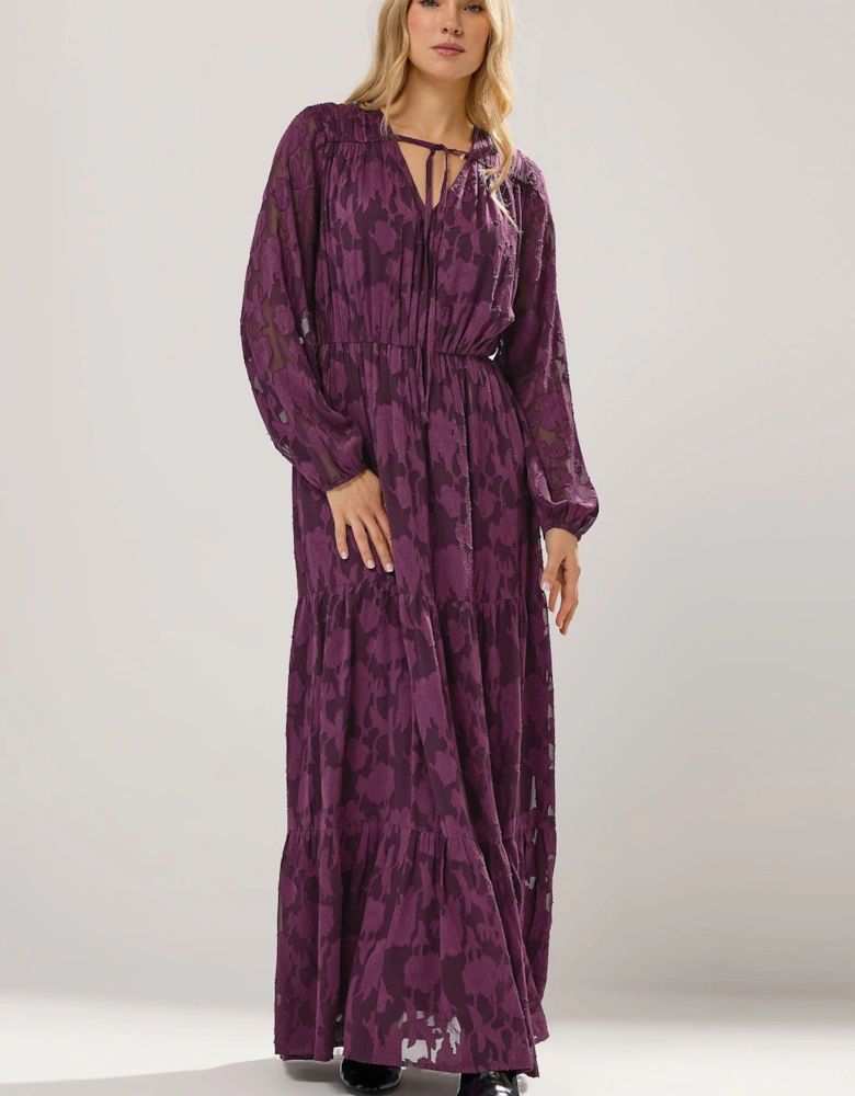 Tall Jacquard Maxi Dress