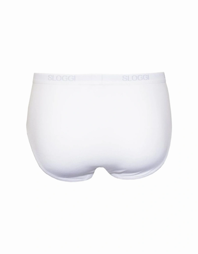 2-Pack Basic Midi Briefs, White