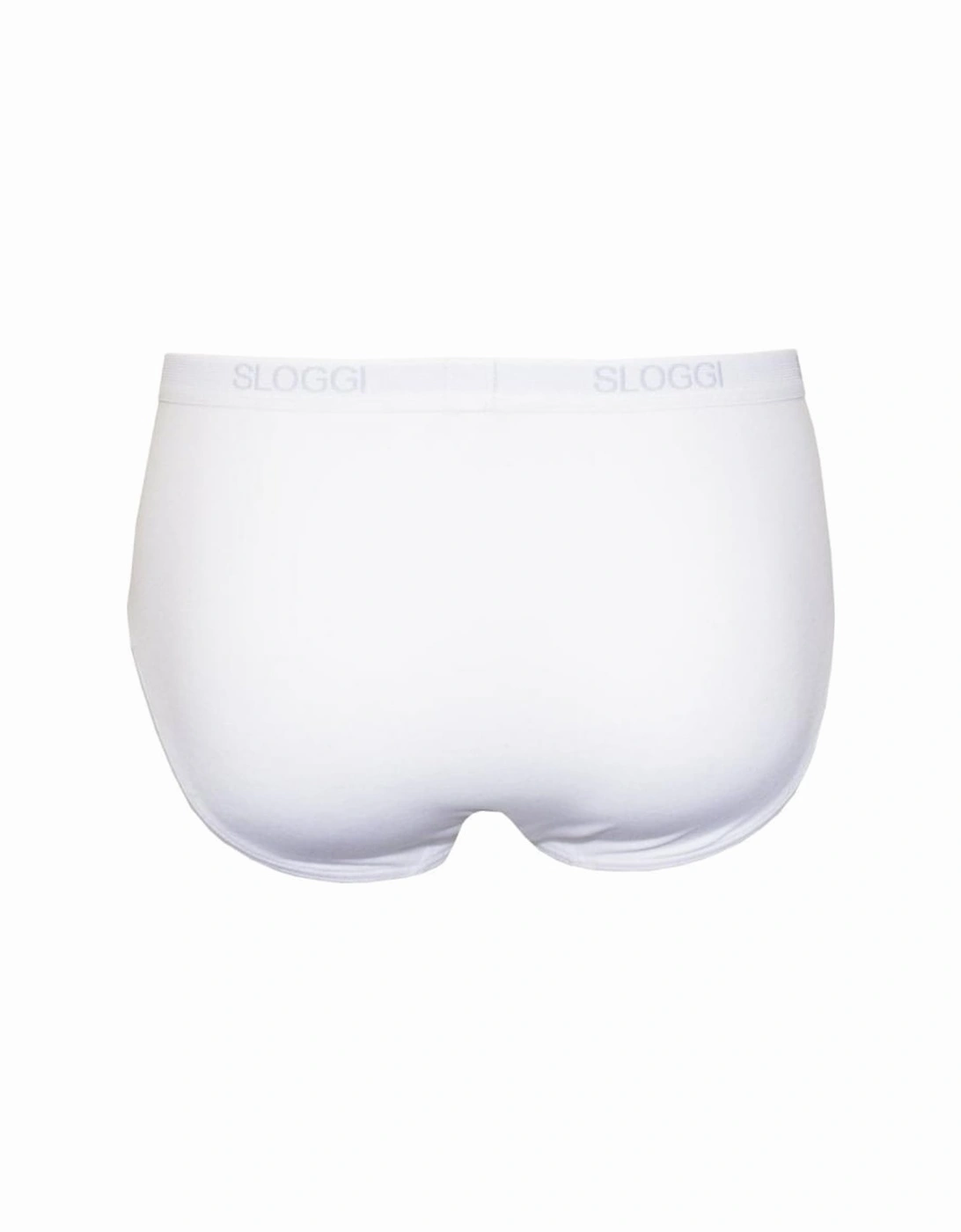 2-Pack Basic Midi Briefs, White