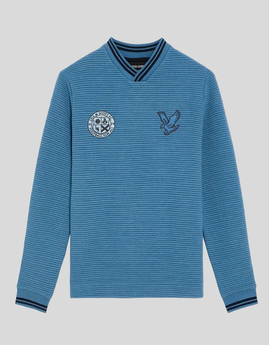 Lyle & Scott Lyle And Scott Boy's Football Sweatshirt - Black