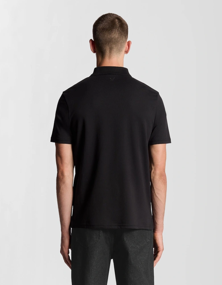 Text Logo Interlock Polo Shirt