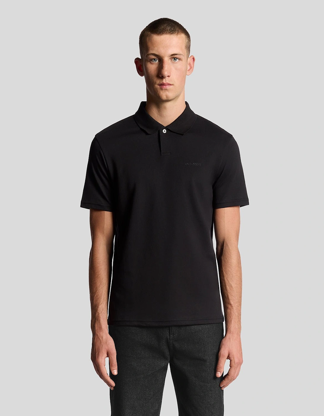Text Logo Interlock Polo Shirt, 6 of 5