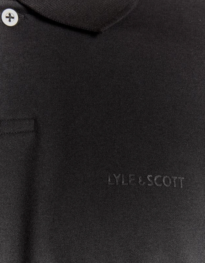 Text Logo Interlock Polo Shirt