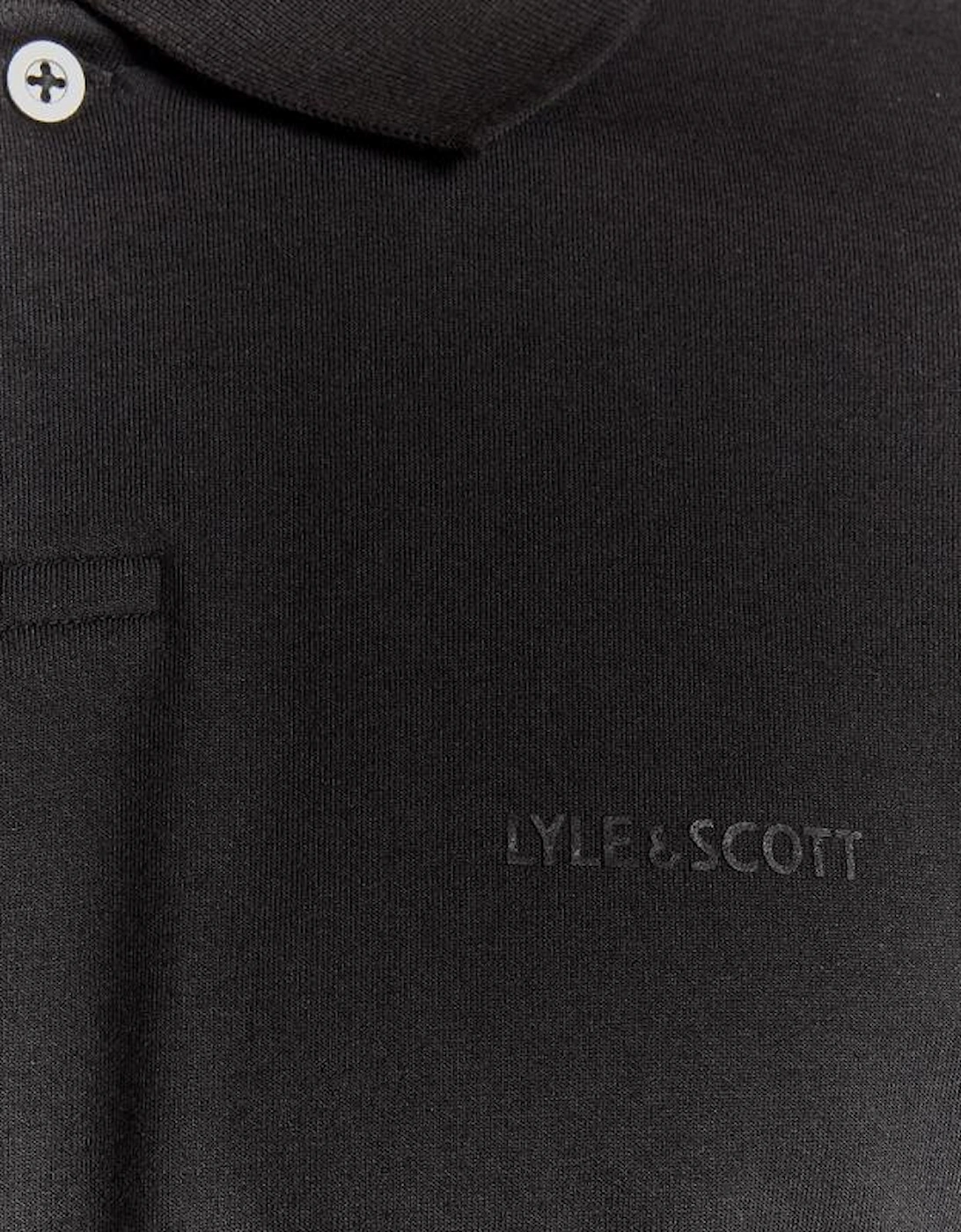 Text Logo Interlock Polo Shirt