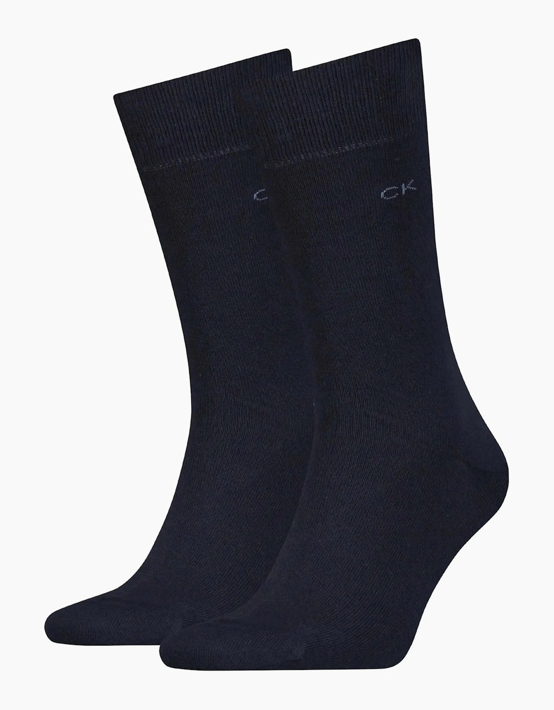 Calvin Klein Men's Black/Black 3-Pack Ck Premium Combed Cotton Socks, Navy  7.5/8/5/5.5/6/6.5/7 Eur Size 39-42