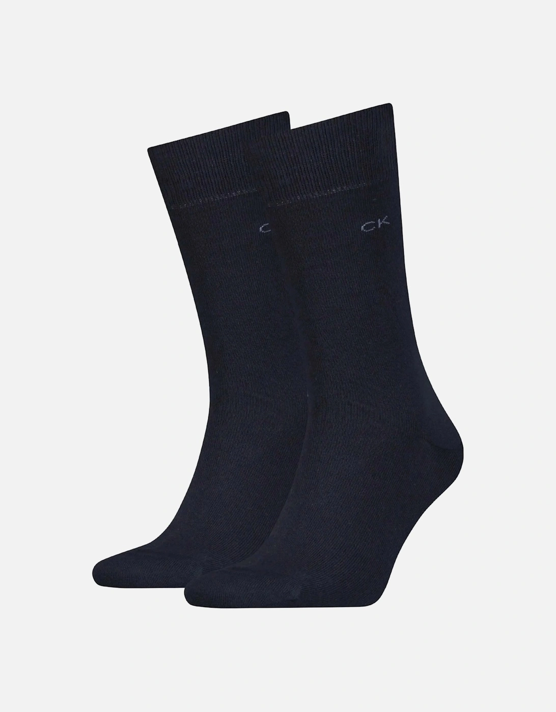 3-Pack CK Premium Combed Cotton Socks, Navy, 2 of 1
