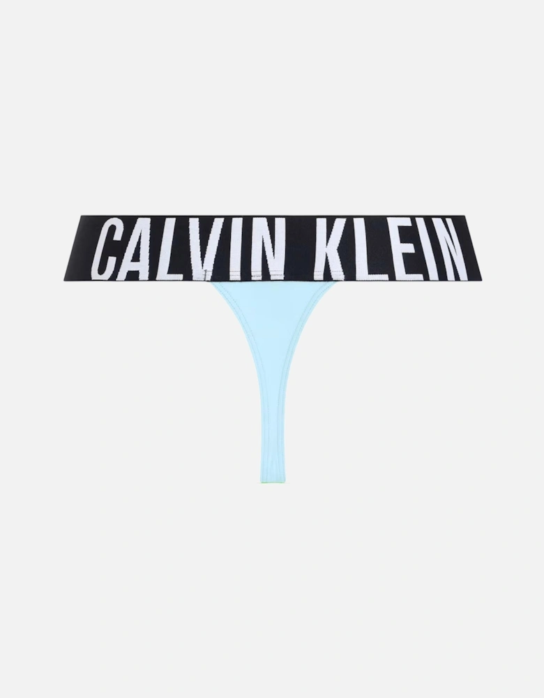 Intense Power High Leg Thong, Ether Blue