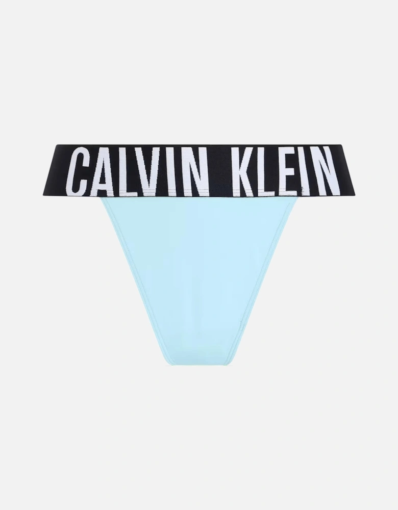 Intense Power High Leg Thong, Ether Blue