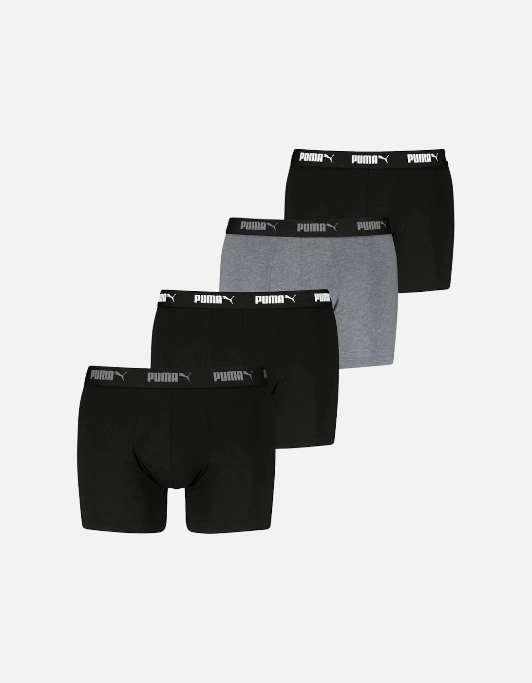 4-Pack Everyday Boxer Briefs, Black/Grey, 5 of 4