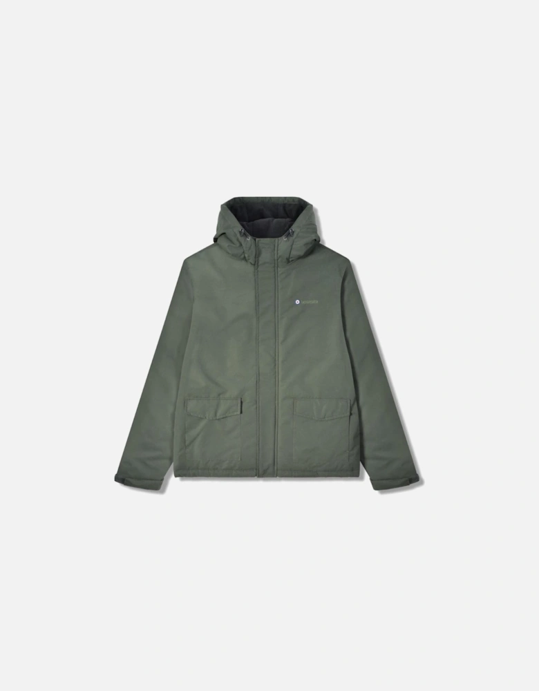 Mens Hooded Parka Style Padded Jacket