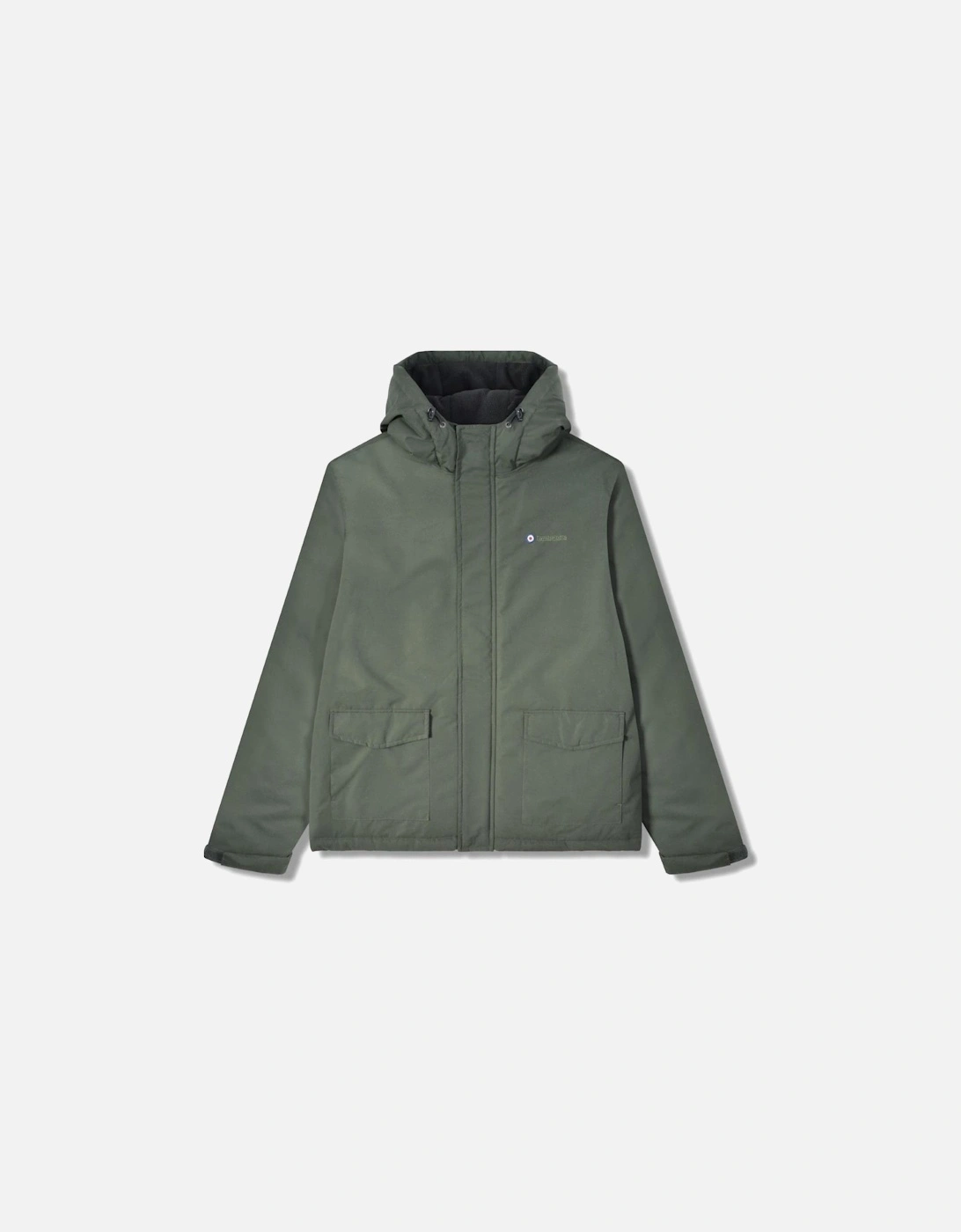 Mens Hooded Parka Style Padded Jacket, 2 of 1