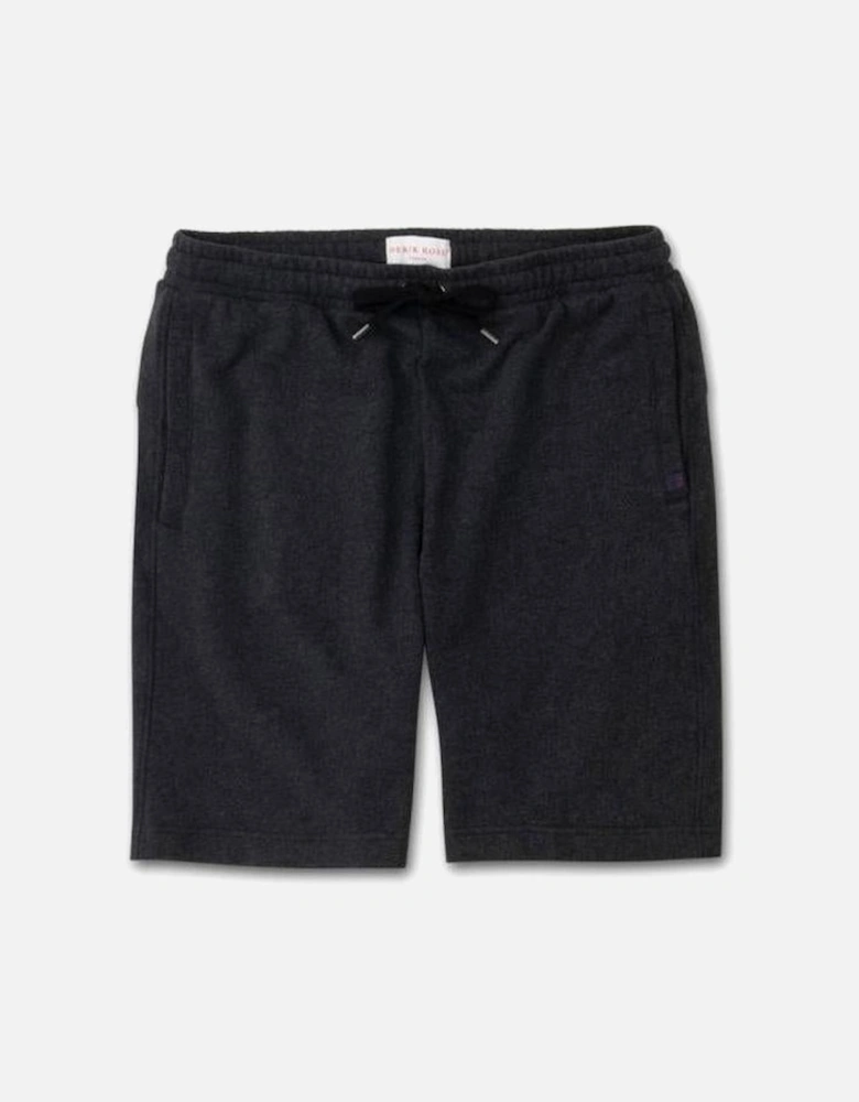 Devon Luxe Track Shorts, Charcoal