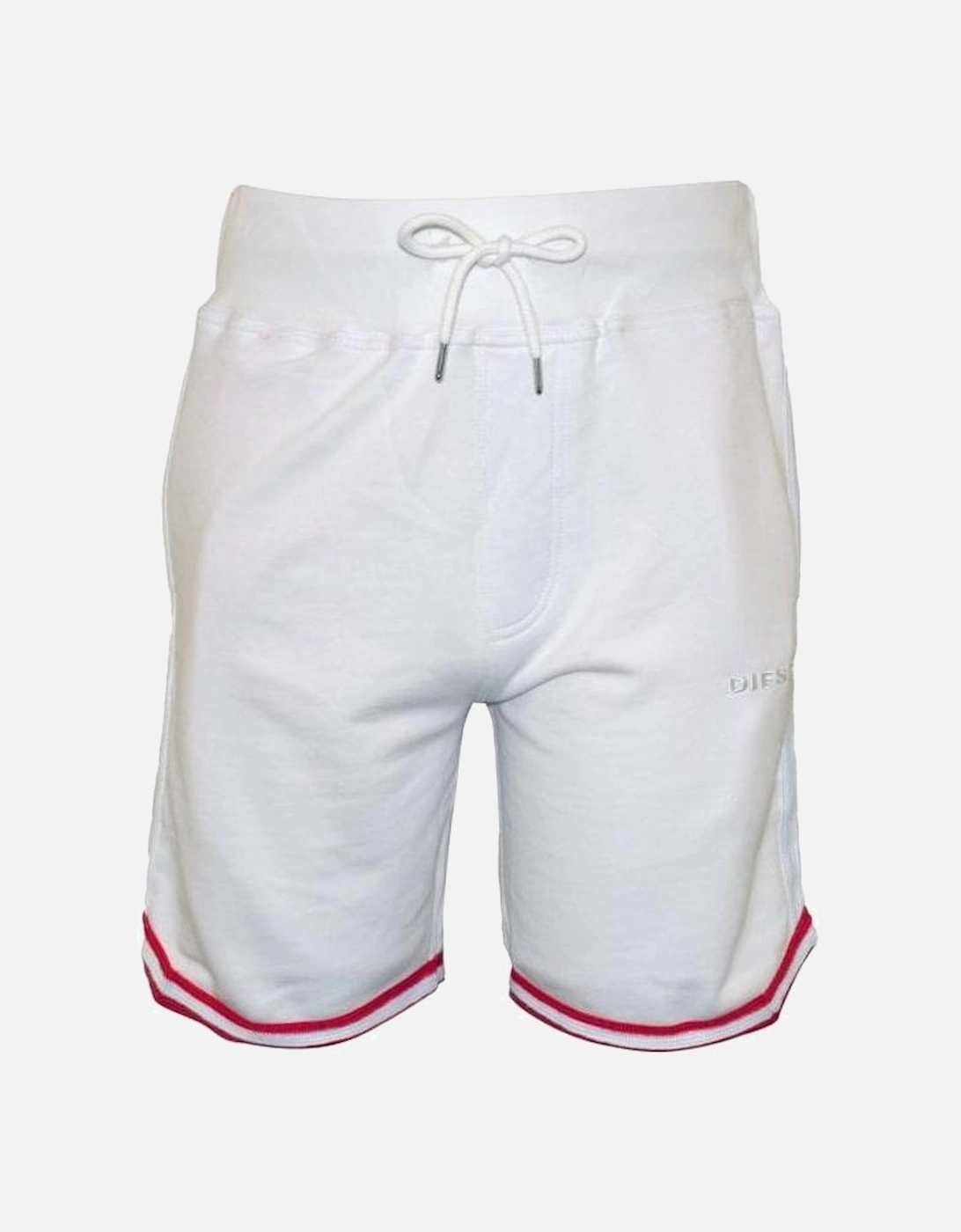 Contrasting Twin Stripe Jersey Shorts, White, 5 of 4