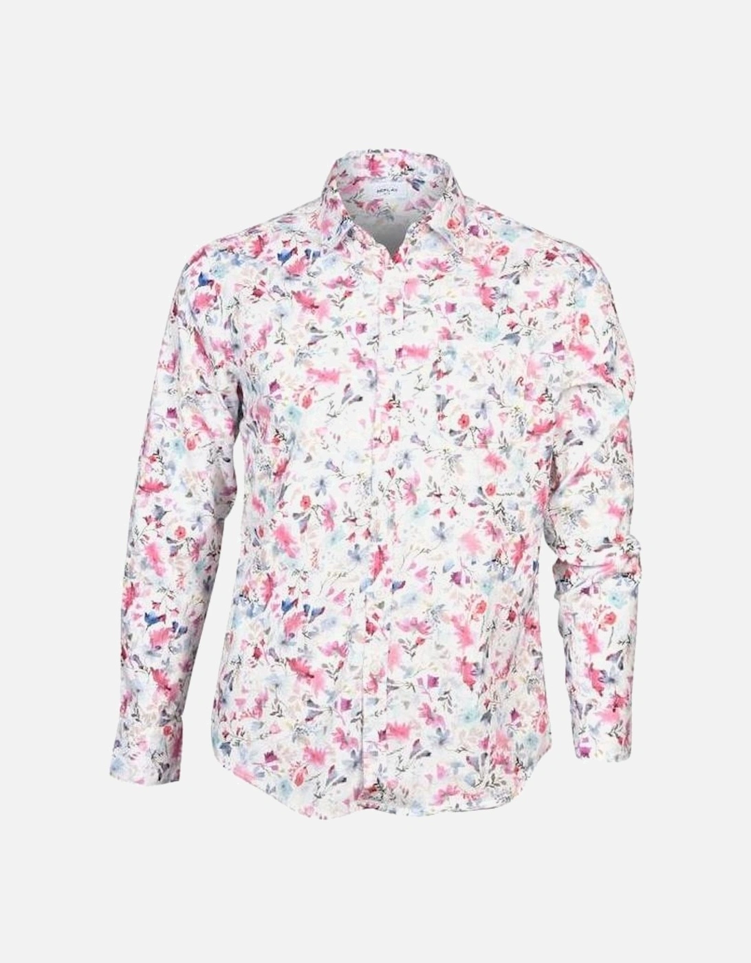 Floral Print Shirt, White/multi, 5 of 4
