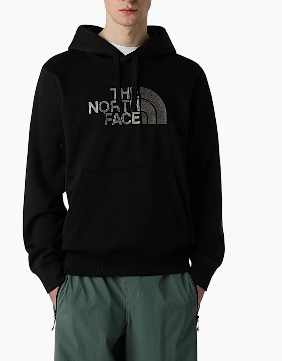 The North Face Men's The North Face Mens Hoodie Drew Peak Pullover Long Sleeve Hooded New Sweatshirts - Black