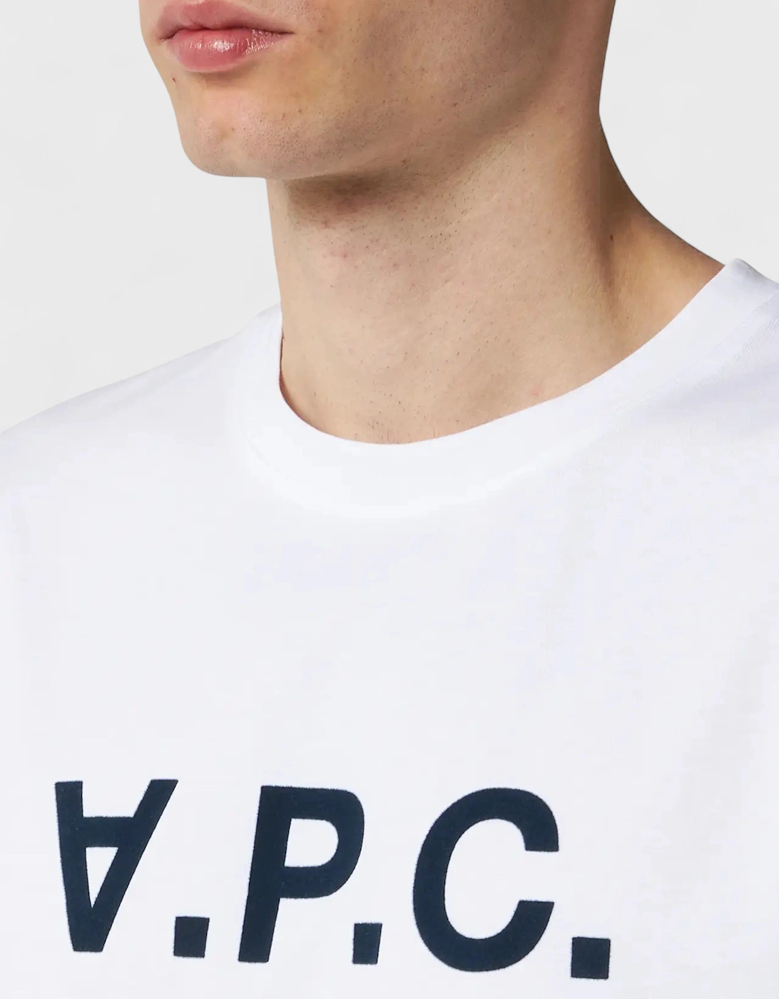 A.P.C. VPC T Shirt White Dark Navy