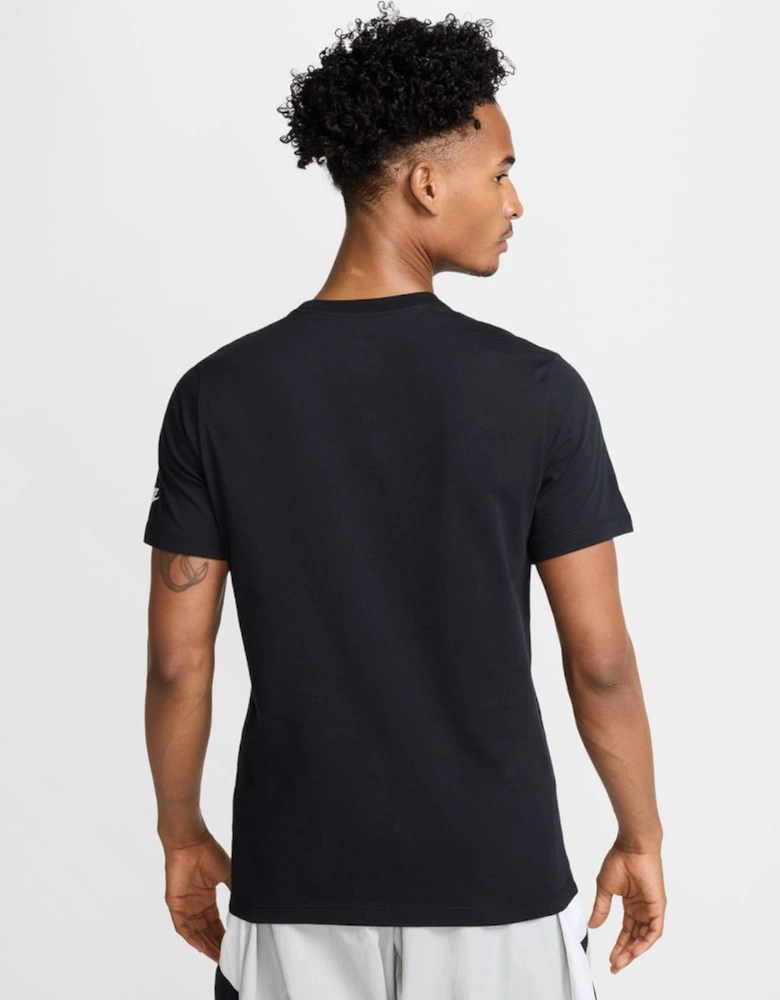 Futura Multi Colour Tick T-Shirt Black