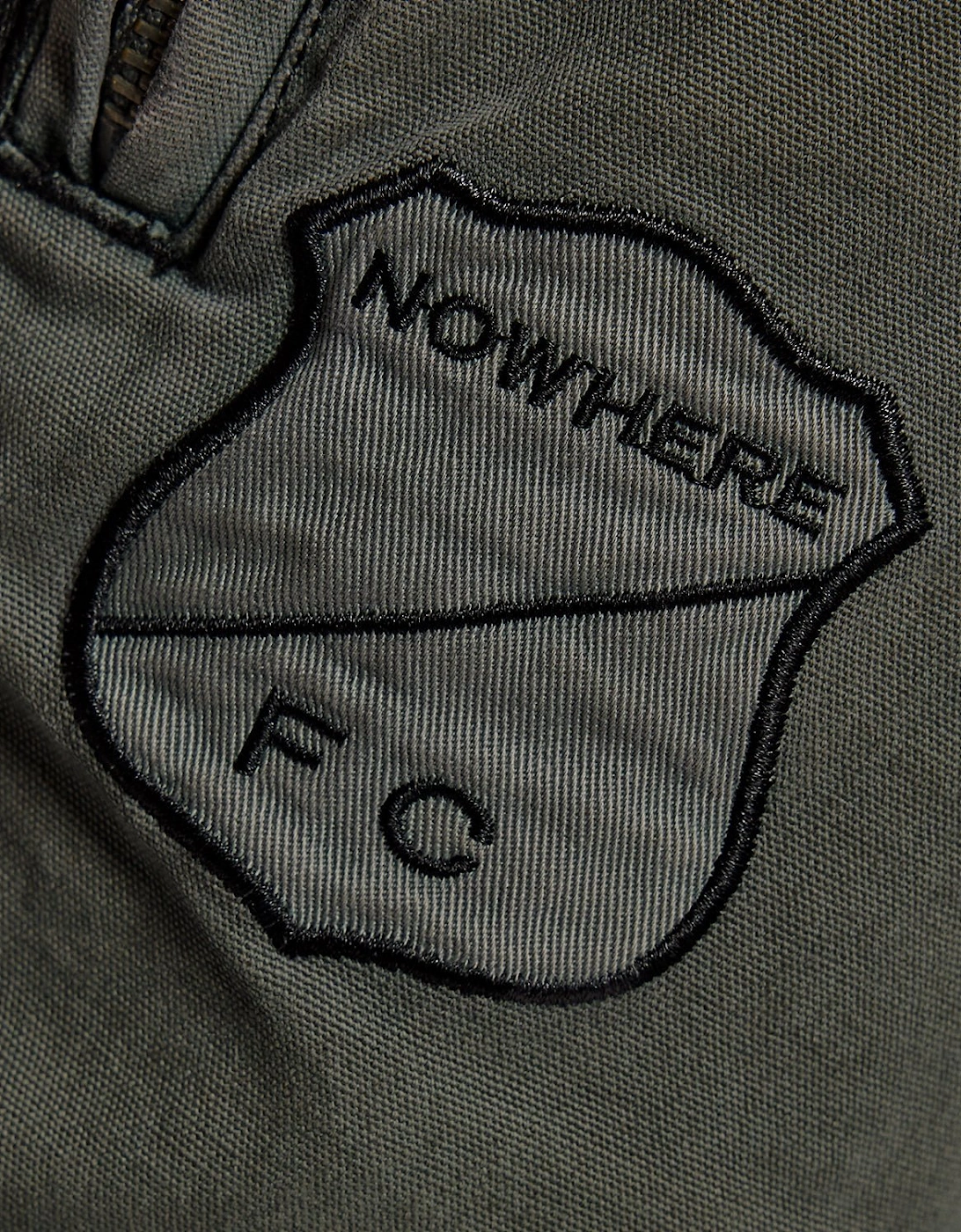 Plaid Zipped Drill Pant