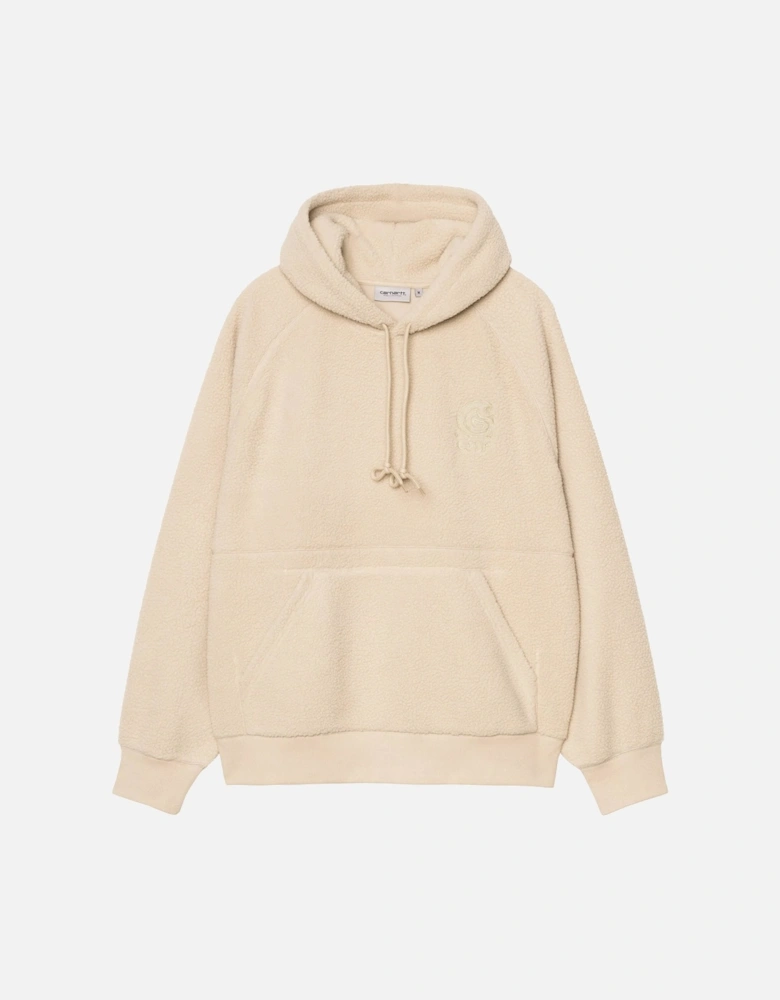Hooded Helix Sweatshirt Fleur De Sel/Wall