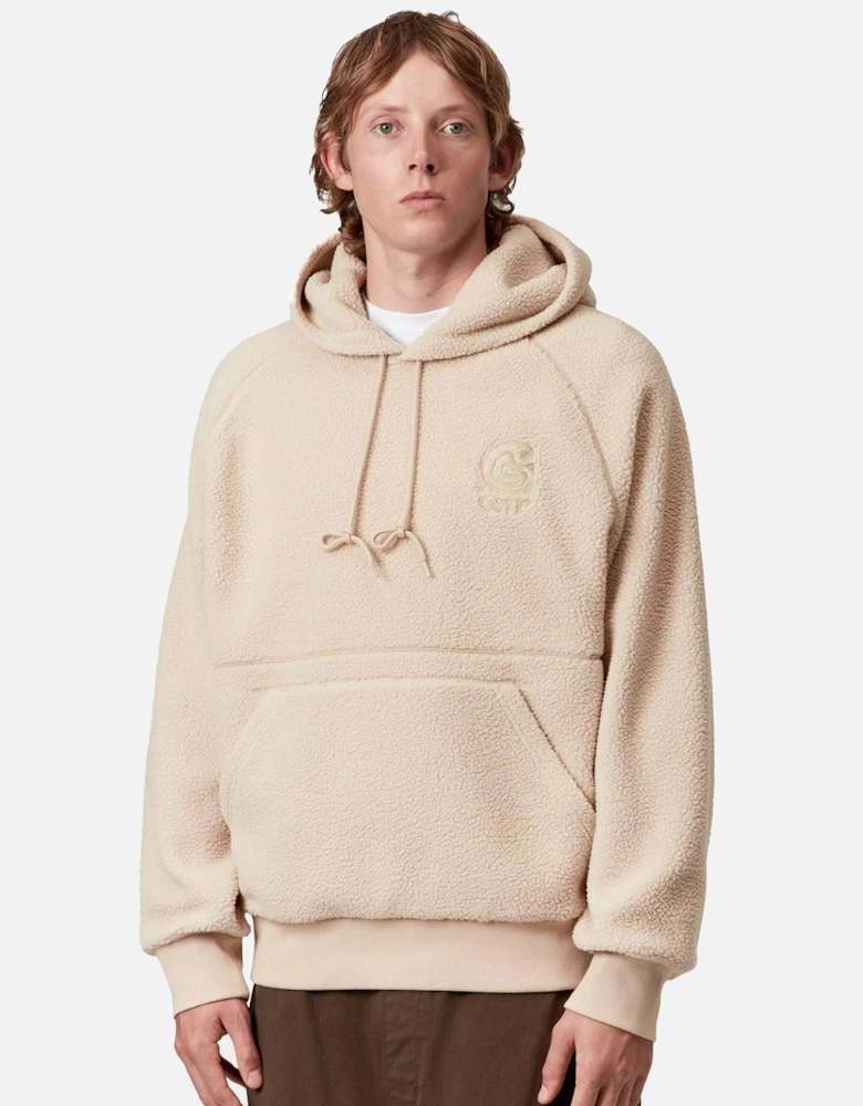 Hooded Helix Sweatshirt Fleur De Sel/Wall