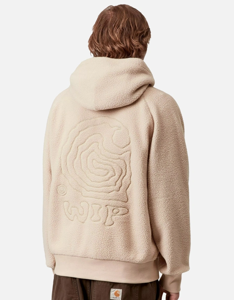 Hooded Helix Sweatshirt Fleur De Sel/Wall