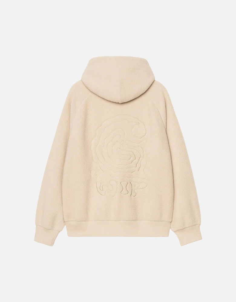 Hooded Helix Sweatshirt Fleur De Sel/Wall
