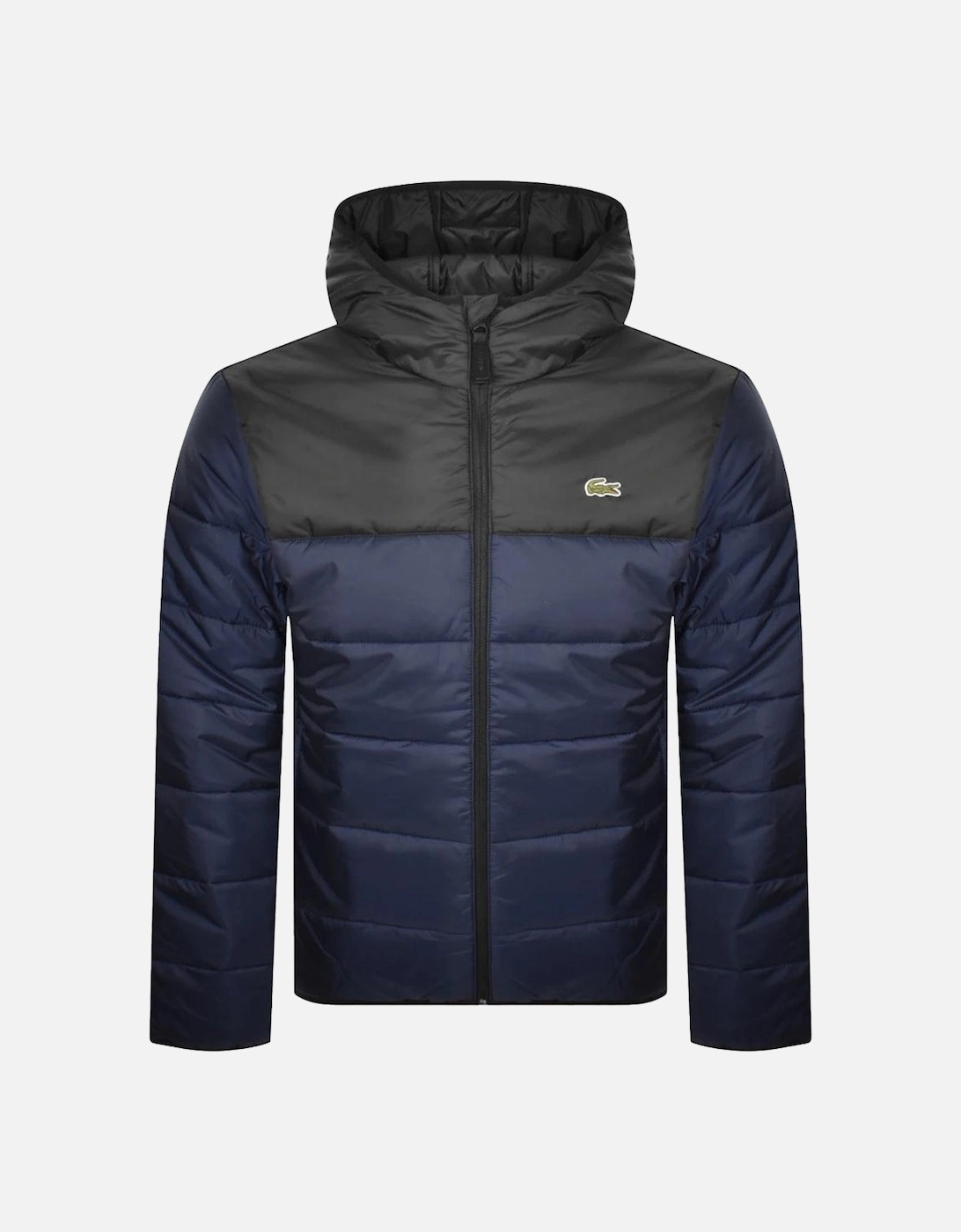 Water-Repellent Quilted Puffer Jacket Navy/Black, 4 of 3