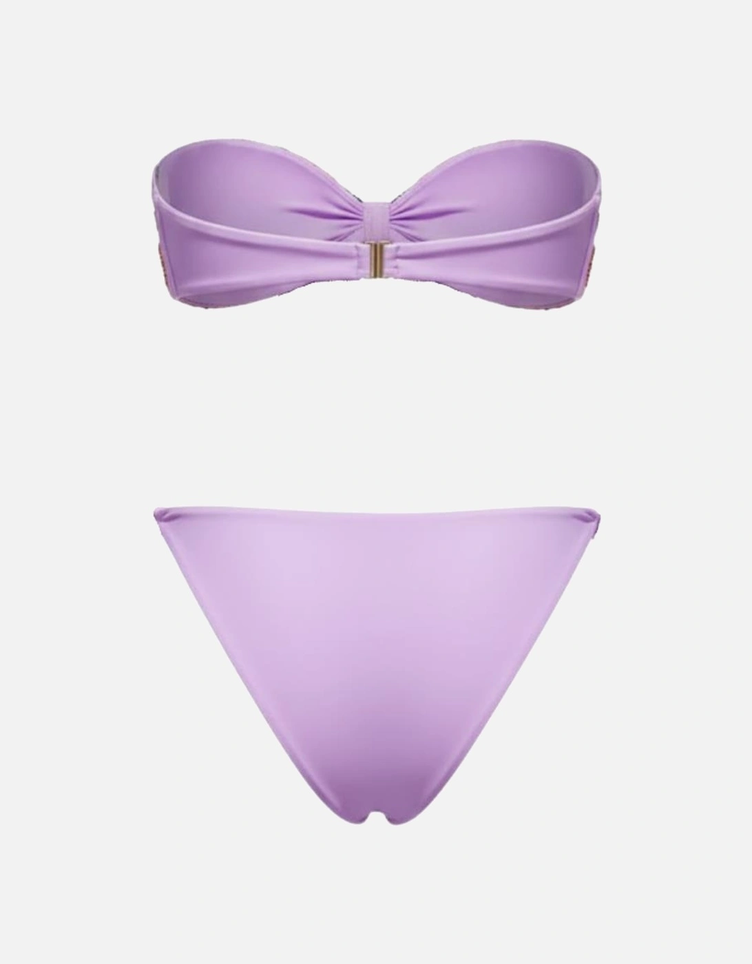 Quinn Clasp Closure Bikini Top - Lilac