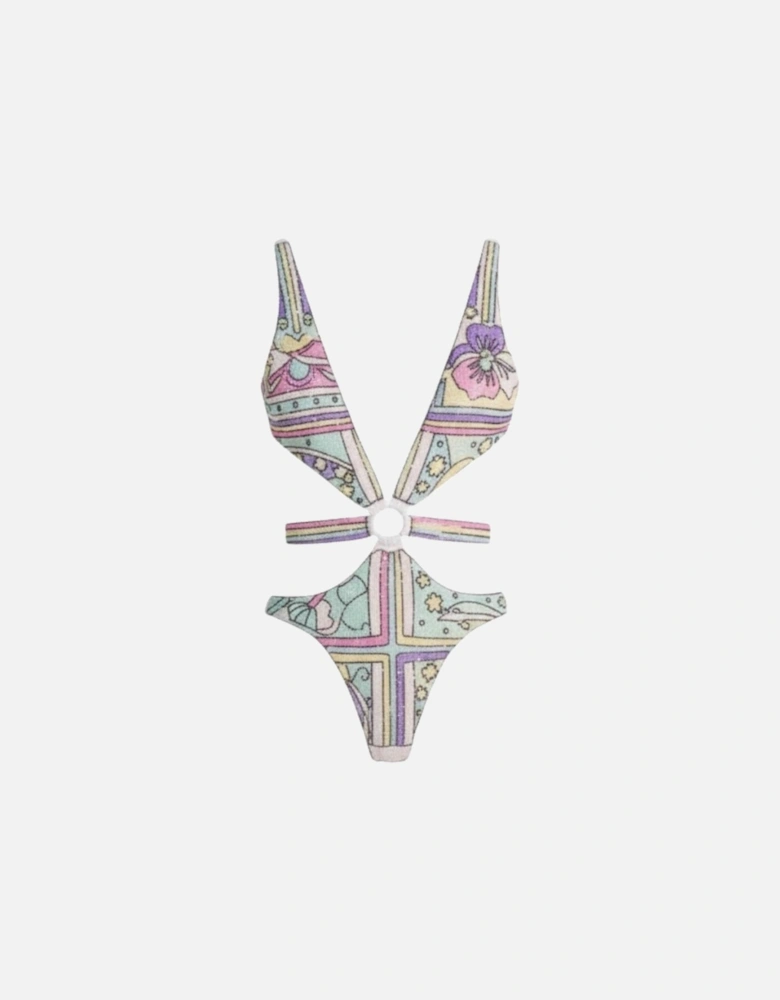 Carlotta Talia Beaded Swimsuit Multicolour