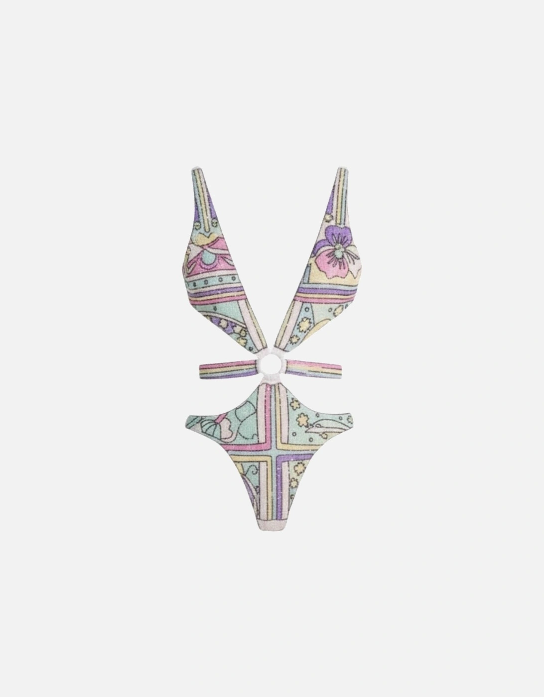 Carlotta Talia Beaded Swimsuit Multicolour
