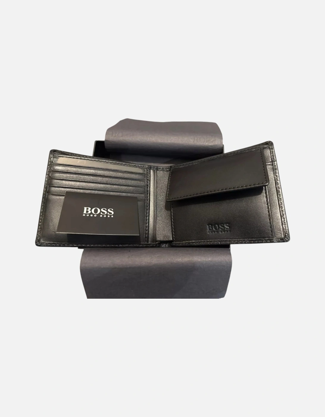 Mens Wallet Genuine Leather Black