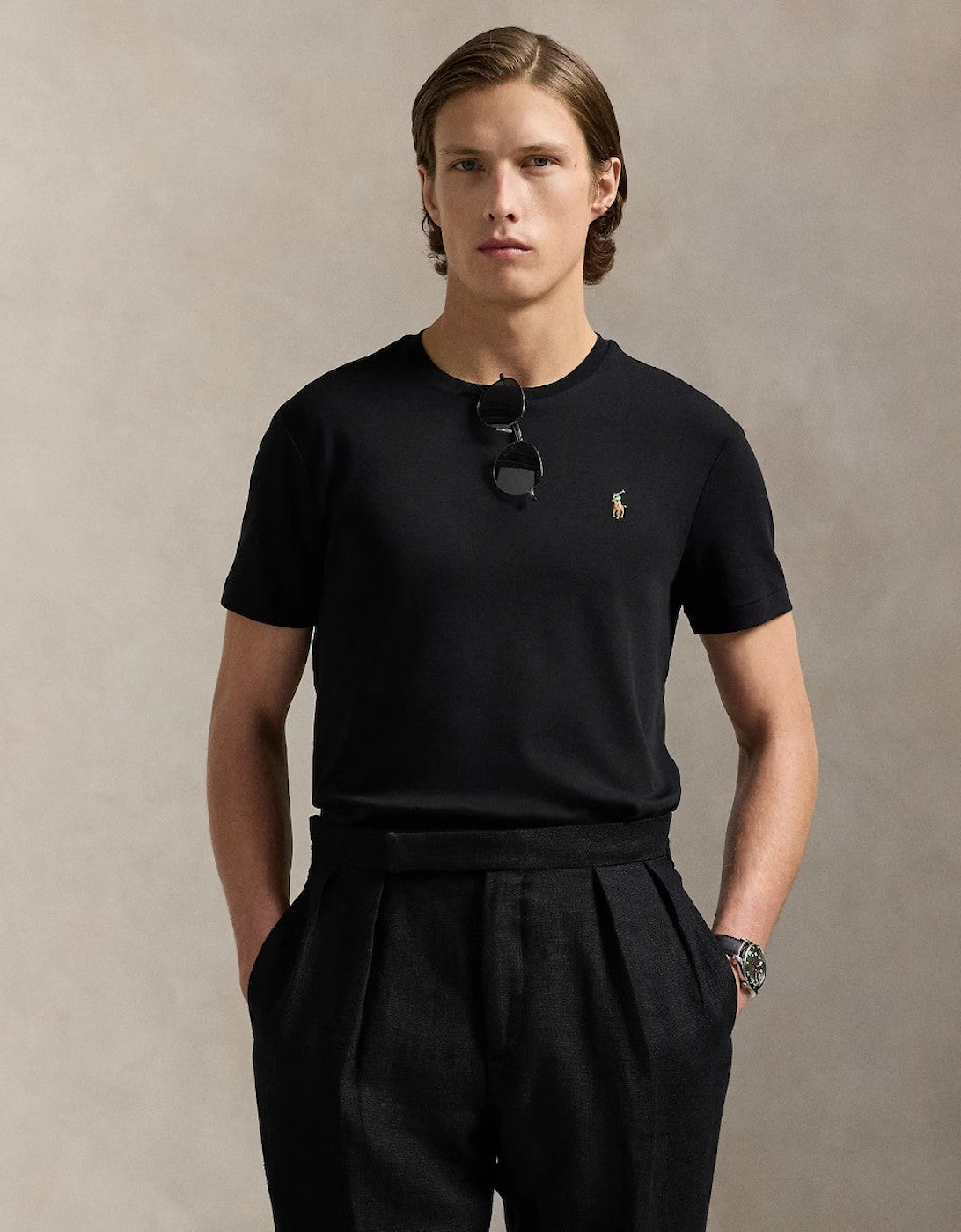 Interlock T-Shirt 001 Polo Black