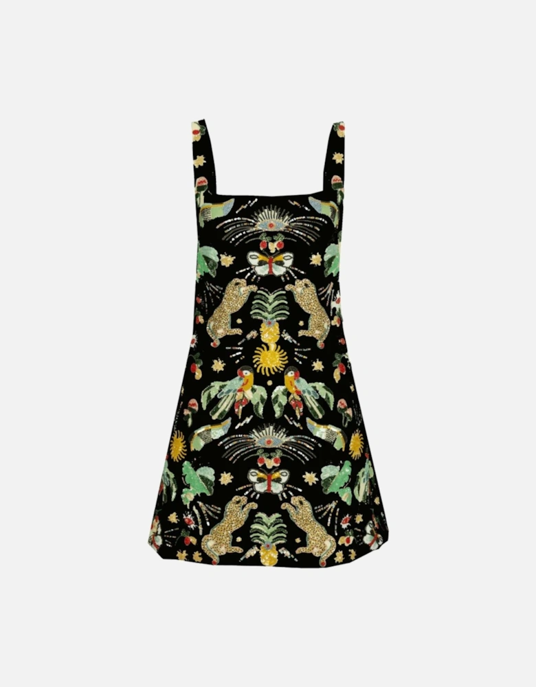 Aurelia Embroidered Luxury Sequin Mini Dress