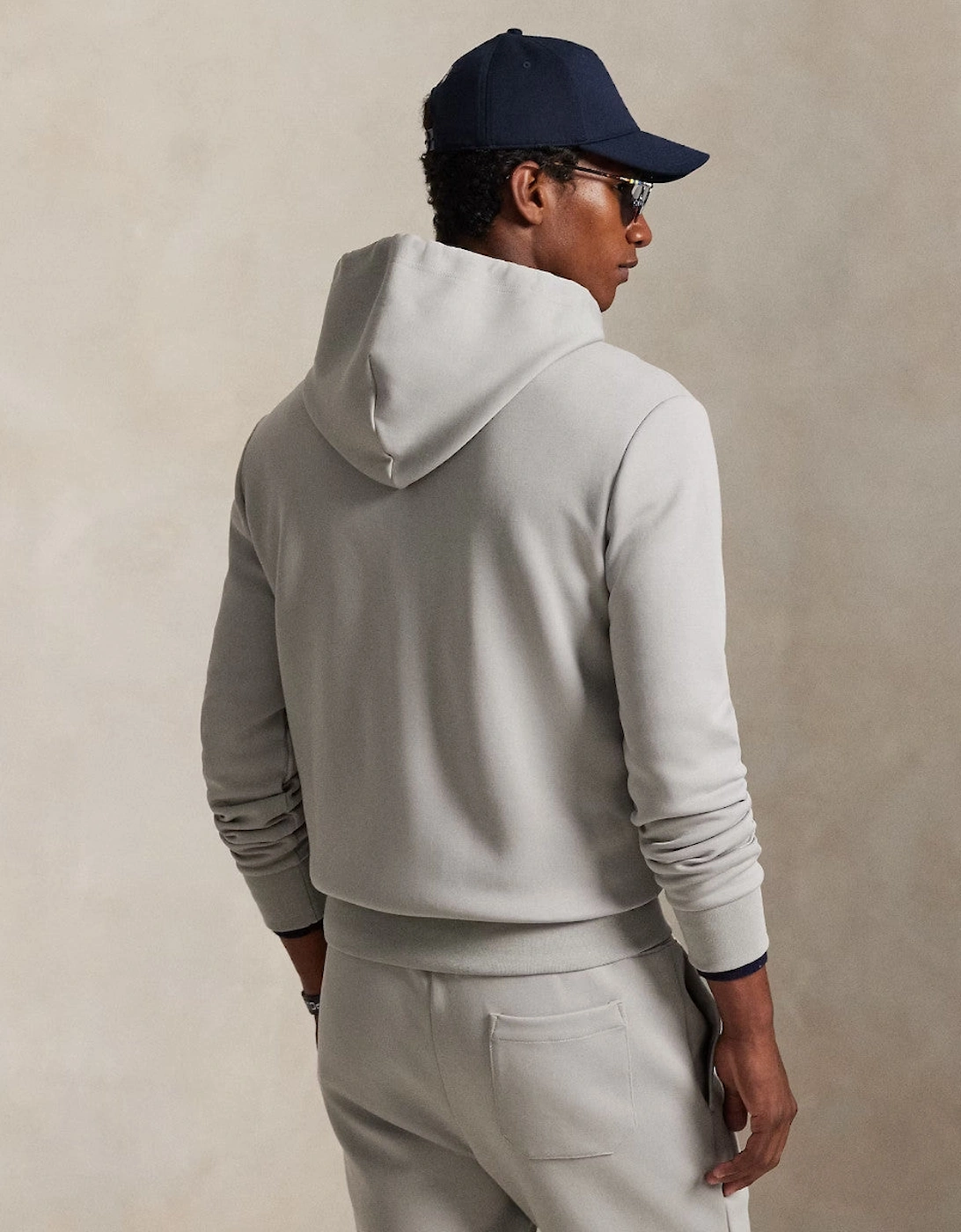 Double Knit Zip Hoody 092 Soft Grey