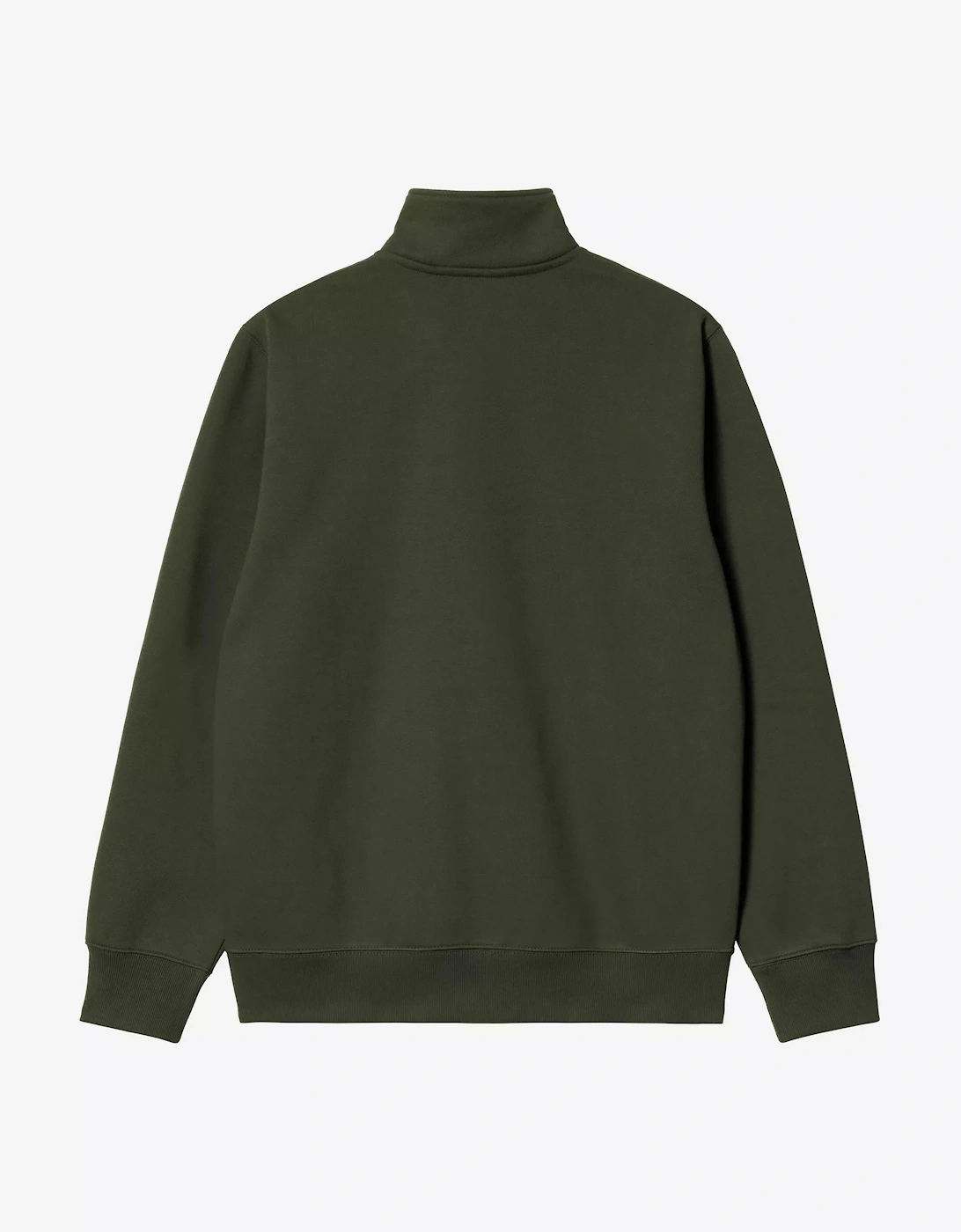 CARHARTT CHASE ZIP NECK SWEATSHIRT OLIVE/GOLD