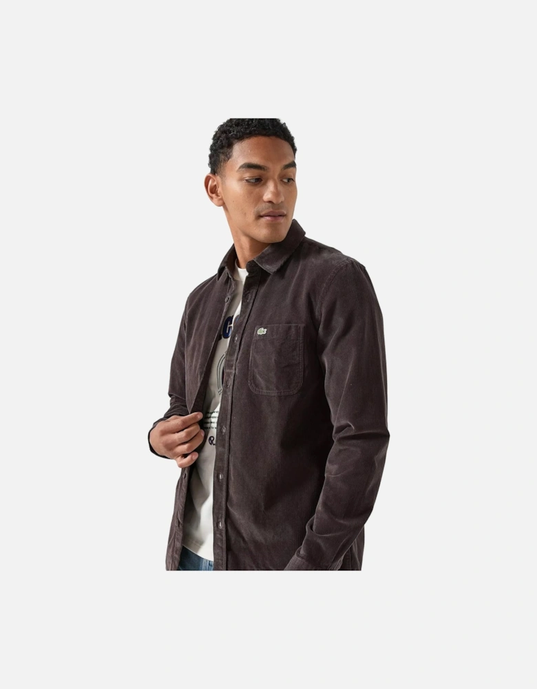 Lightweight Corduroy Shirt Brown