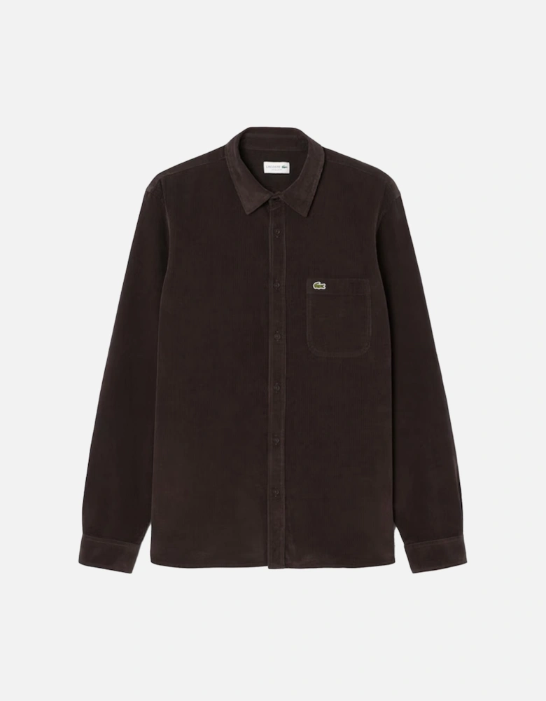 Lightweight Corduroy Shirt Brown